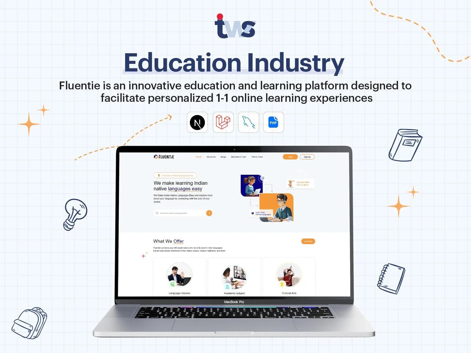 Fluentie Education Industry Website