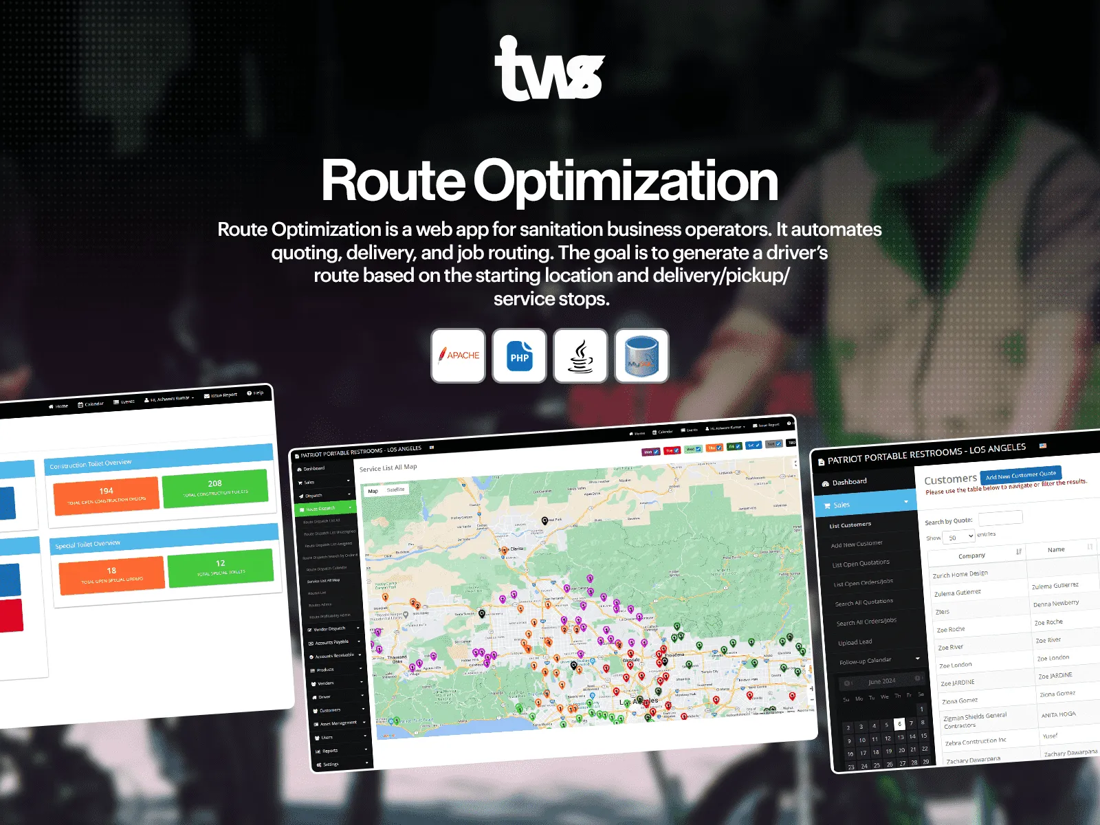 Route Optimization Website