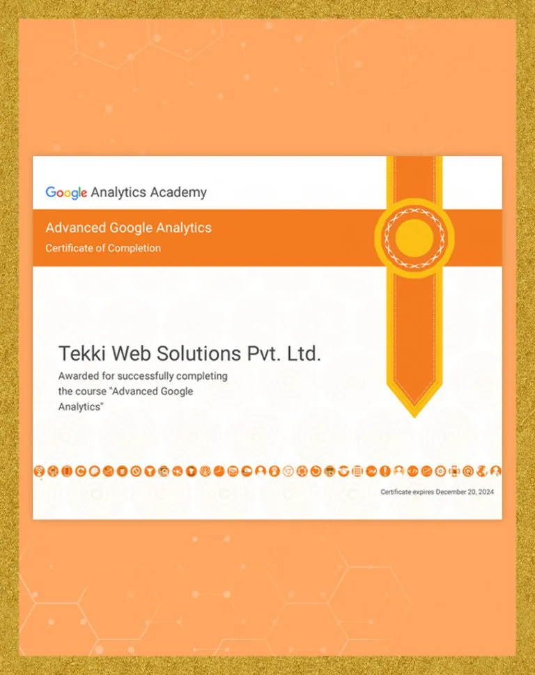 Google Analytics Academy Certification