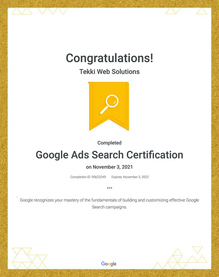 Google Ads Certification